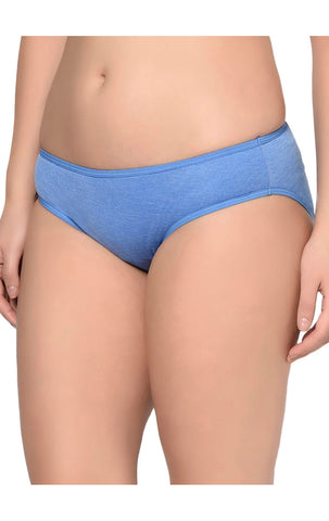 BODYCARE Pack of 3 Premium Solid Hipster Briefs in Assorted Color-8570B