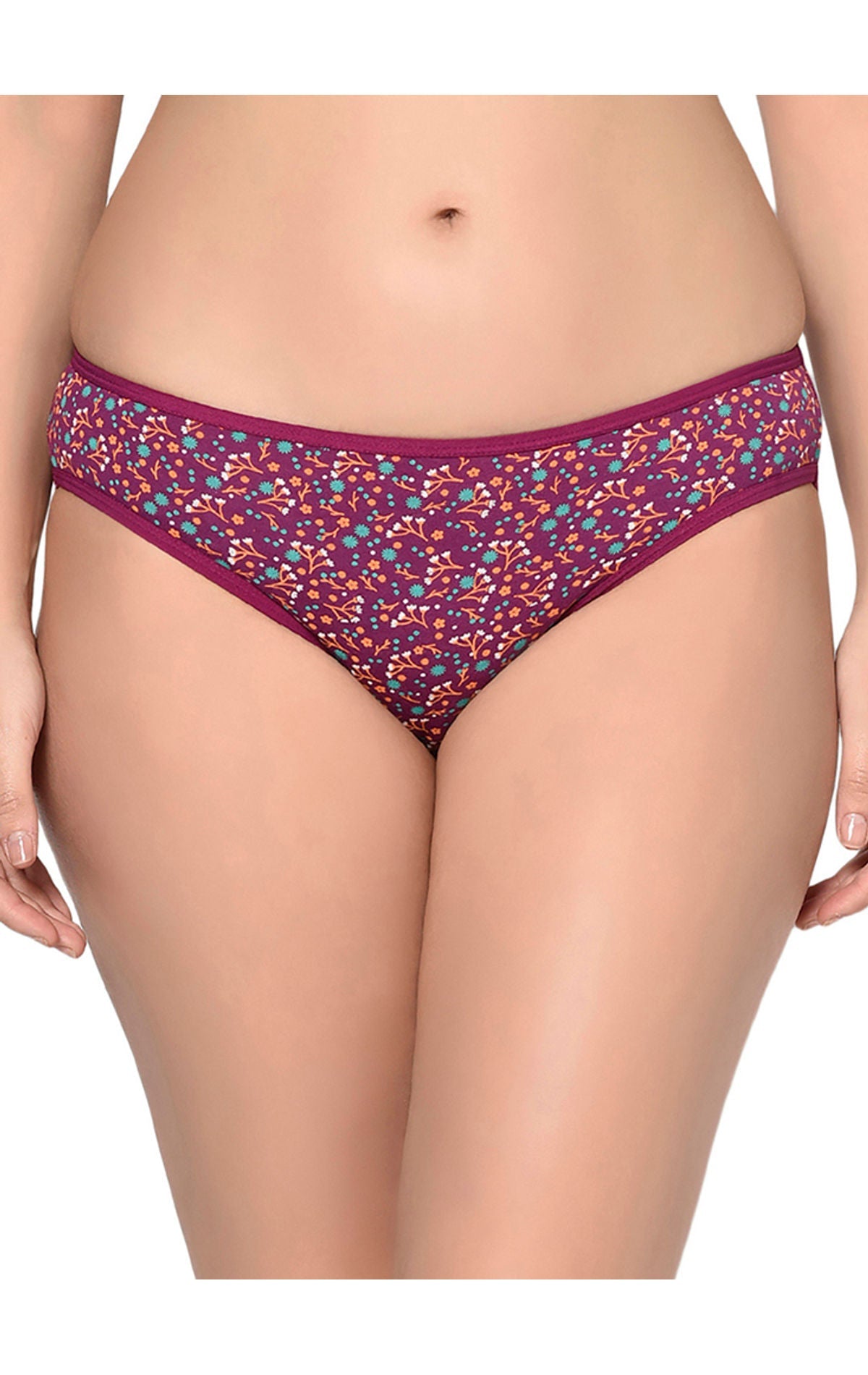 BODYCARE Pack of 3 Printed Panty in Assorted Colors-8579B-3PCS