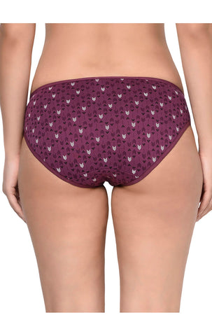 BODYCARE Pack of 3 Hipster Panty in Assorted print-8591B