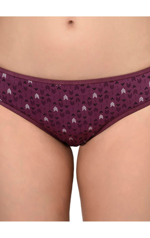 BODYCARE Pack of 3 Hipster Panty in Assorted print-8591B