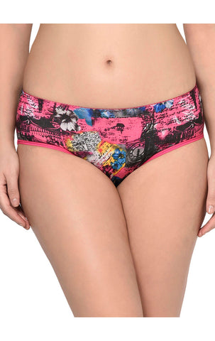 BODYCARE Pack of 3 Hipster Panty in Assorted Print-9006