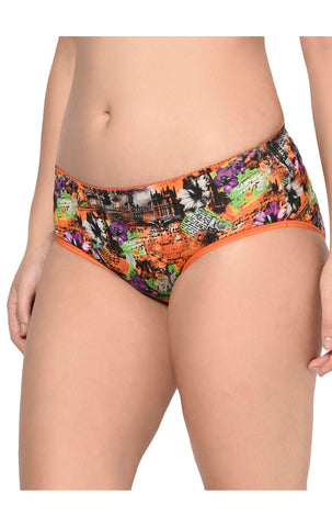 BODYCARE Pack of 3 Hipster Panty in Assorted Print-9006