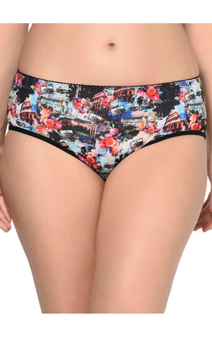 BODYCARE Pack of 3 Hipster Panty in Assorted Print-9012