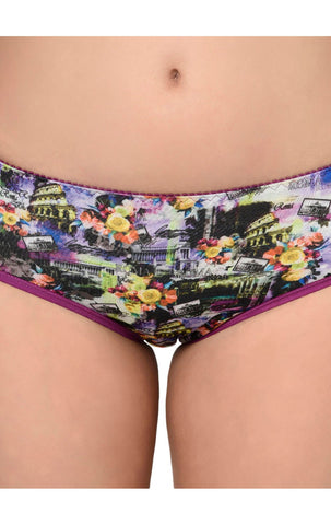 BODYCARE Pack of 3 Hipster Panty in Assorted Print-9012