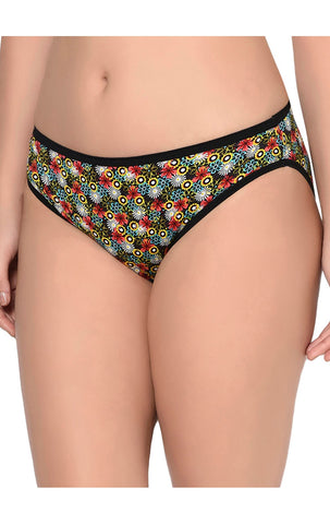 BODYCARE Pack of 5 Hipster Panty in Assorted Print-9103