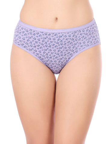 Bodycare Mid Rise Floral Print Panty (Pack of 3) - Multicolor  - 9278
