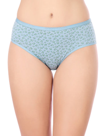 Bodycare Mid Rise Floral Print Panty (Pack of 3) - Multicolor  - 9278