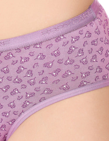 Bodycare Mid Rise Floral Print Panty (Pack of 3) - Multicolor  - 9278