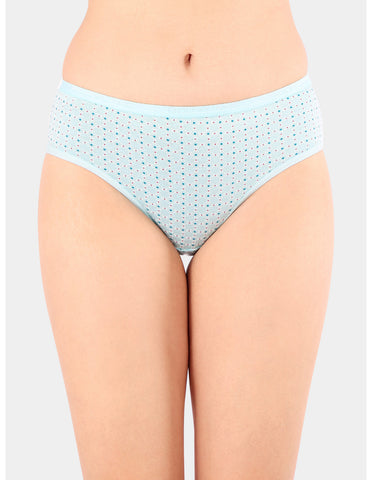 Bodycare Mid Rise Self Design Panty (Pack of 3) - Multicolor - 9286