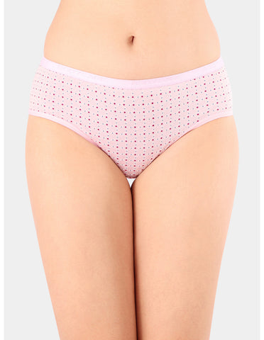 Bodycare Mid Rise Self Design Panty (Pack of 3) - Multicolor - 9286