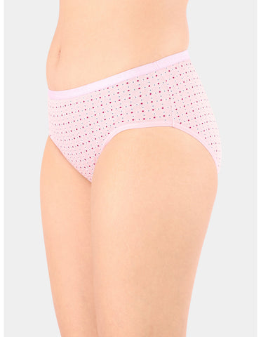 Bodycare Mid Rise Self Design Panty (Pack of 3) - Multicolor - 9286
