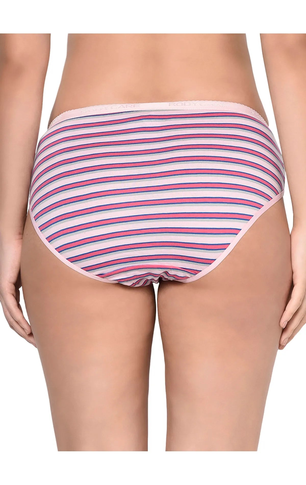 BODYCARE Pack of 3 Stripes Hipster Panty in Assorted-9299