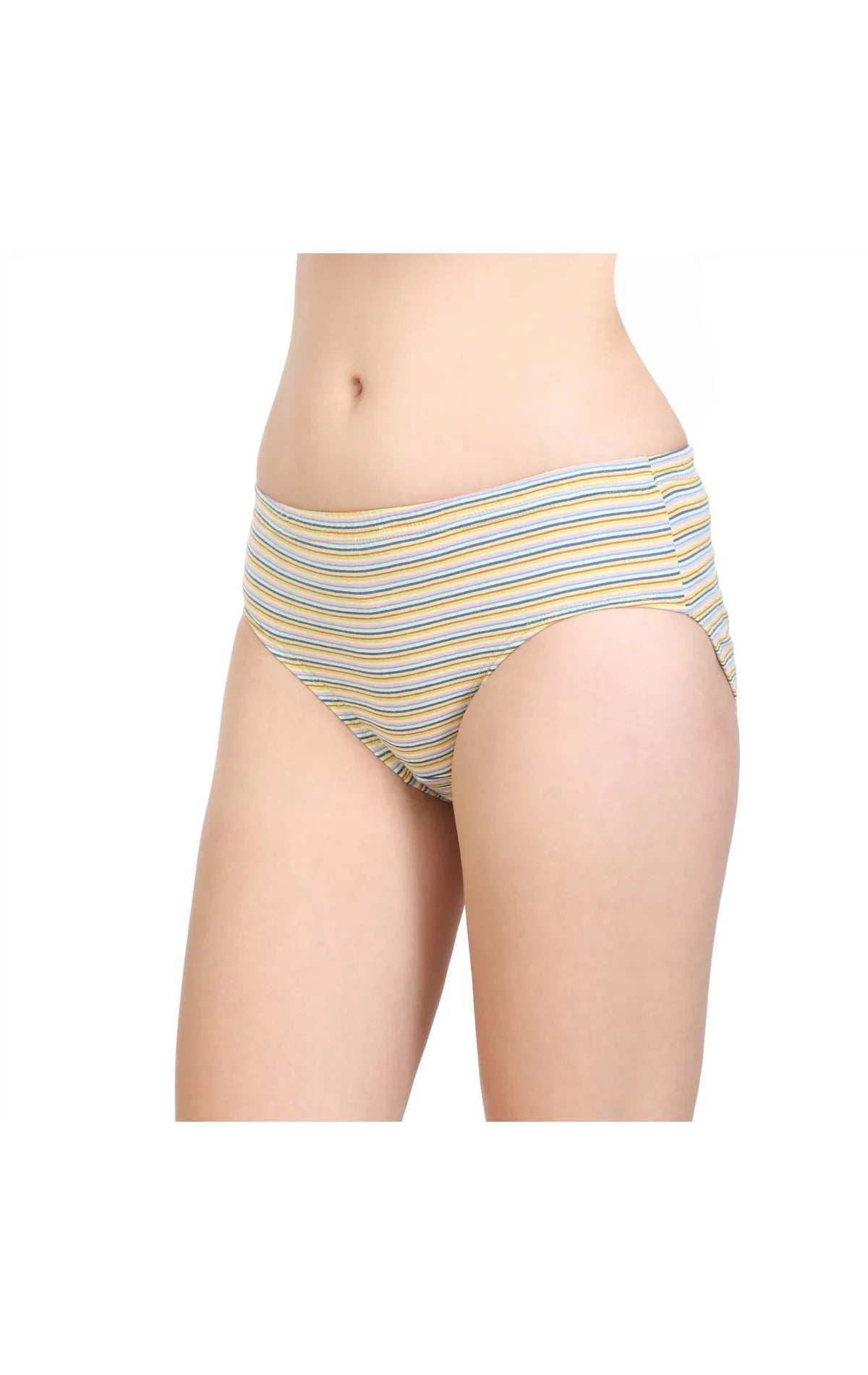 Pack of 3 Bodycare Printed Cotton Briefs in Assorted colors-9335