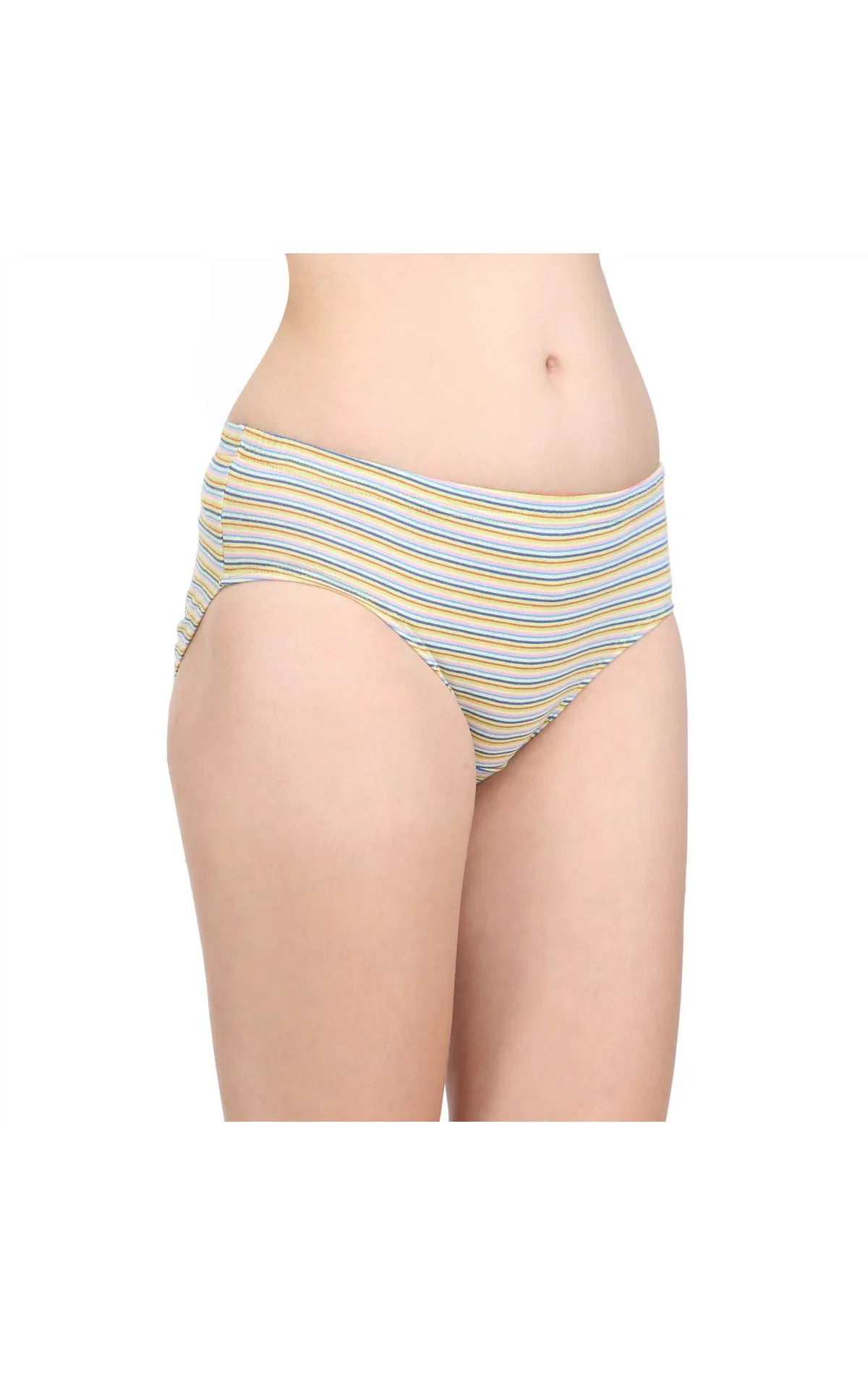 Pack of 3 Bodycare Printed Cotton Briefs in Assorted colors-9335