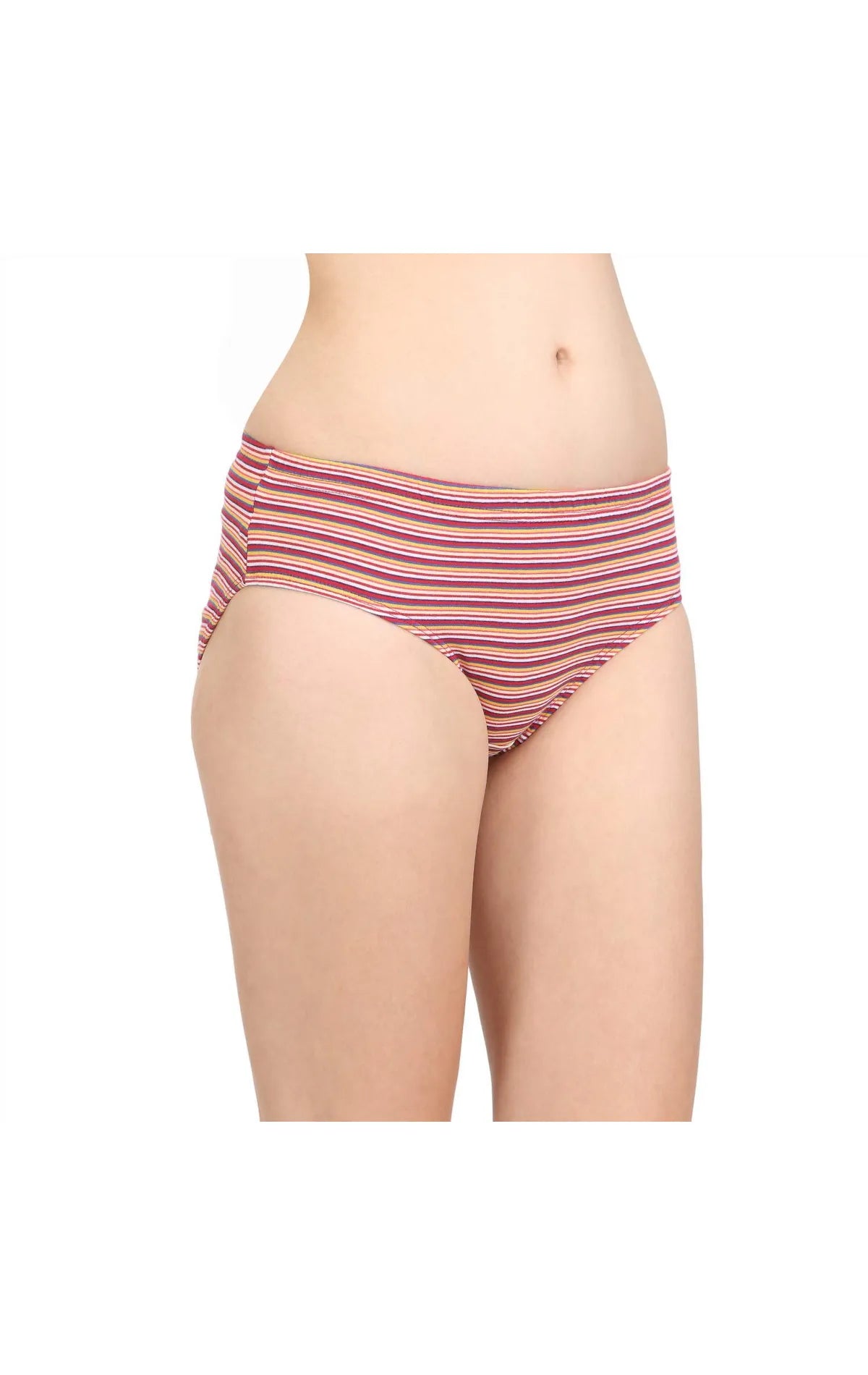 Pack of 3 Bodycare Printed Cotton Briefs in Assorted colors-9335