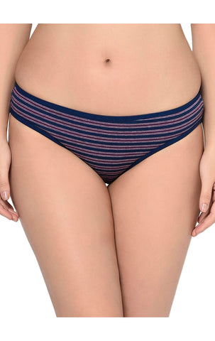 BODYCARE Pack of 3 Stripes Hipster Panty in Assorted-9448