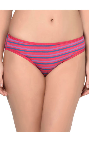 BODYCARE Pack of 3 Stripes Hipster Panty in Assorted-9449