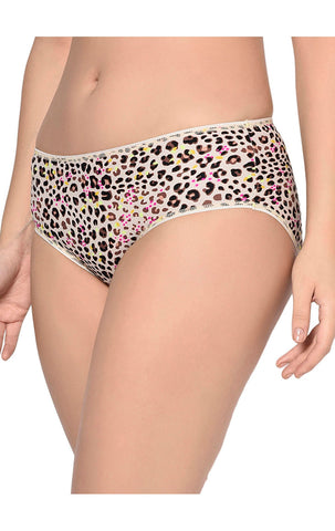 BODYCARE Pack of 3 Hipster Panty in Assorted Print-9501