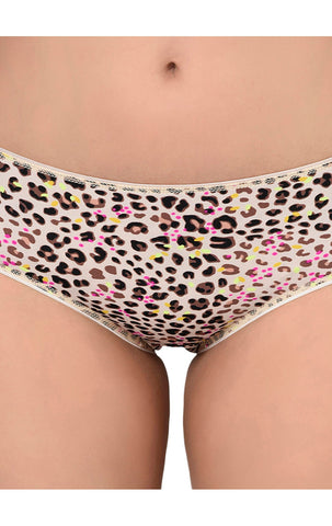 BODYCARE Pack of 3 Hipster Panty in Assorted Print-9501