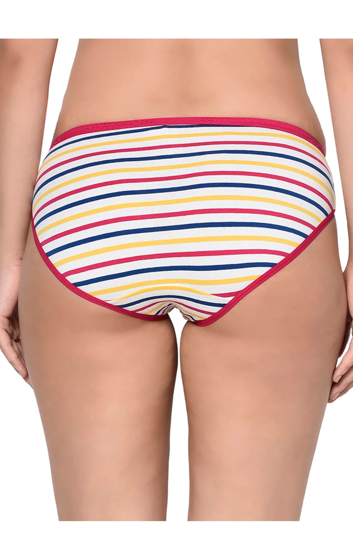BODYCARE Pack of 3 Stripes Hipster Panty in Assorted Print-9511