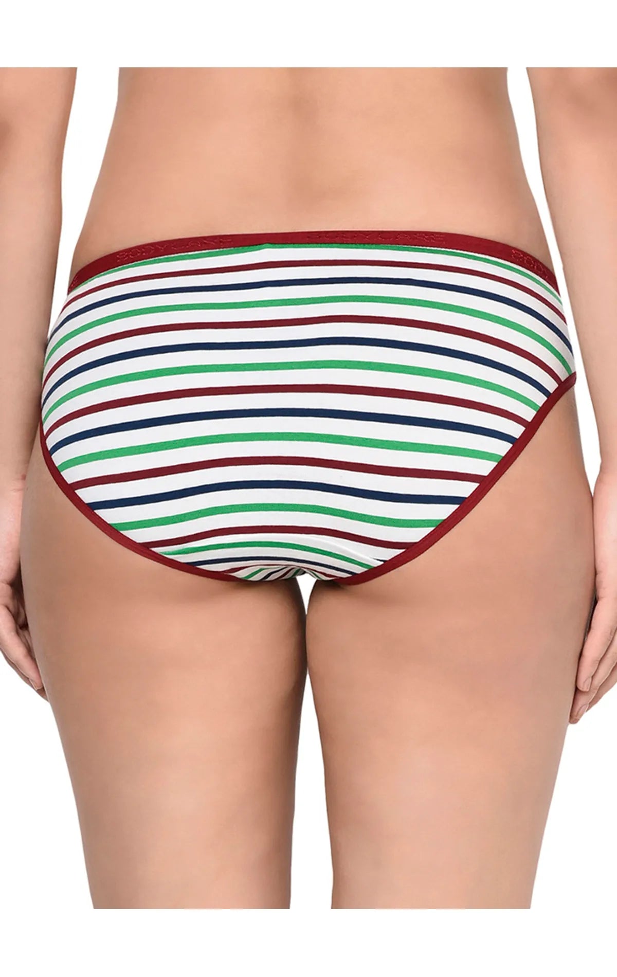 BODYCARE Pack of 3 Stripes Hipster Panty in Assorted Print-9511