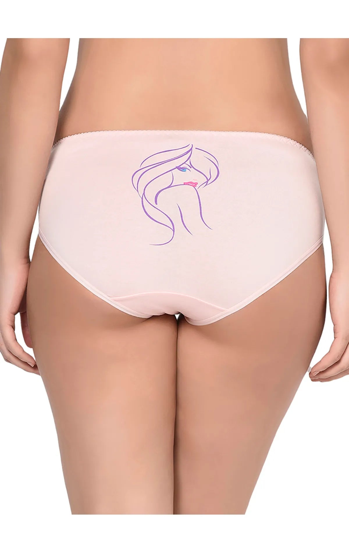 BODYCARE Pack of 3 Solid Hipster Panty in Assorted color-9518