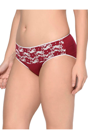 BODYCARE Pack of 3 printed Panty in Assorted Colors-9519-3PCS