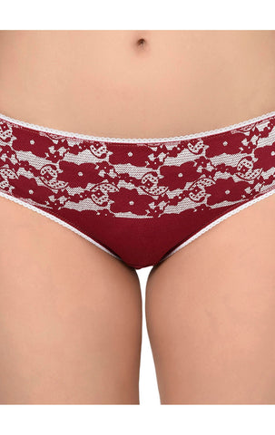 BODYCARE Pack of 3 printed Panty in Assorted Colors-9519-3PCS