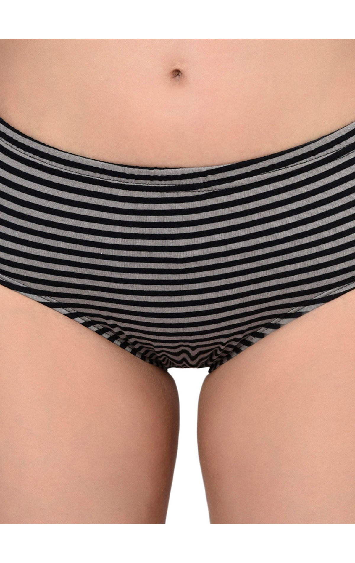 BODYCARE Pack of 3 Stripes Hipster Panty in Assorted color-9557