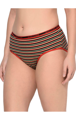 BODYCARE Pack of 3 Stripes Hipster Panty in Assorted-9559