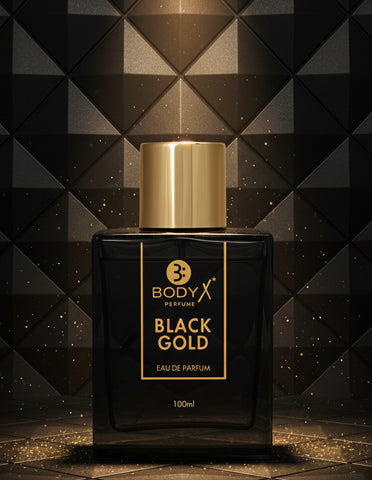 BodyX Black Gold Eau De Parfum for Men (100ml) – Intense, Lasting Scent