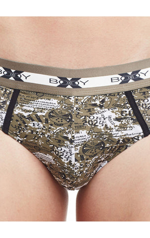 Body X Printed Briefs-BX01B-10