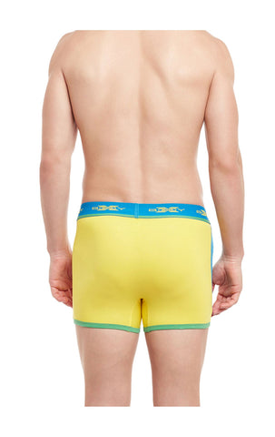 Body X Fusion Trunks-BX02T Brilliant Blue Vibrant Yellow