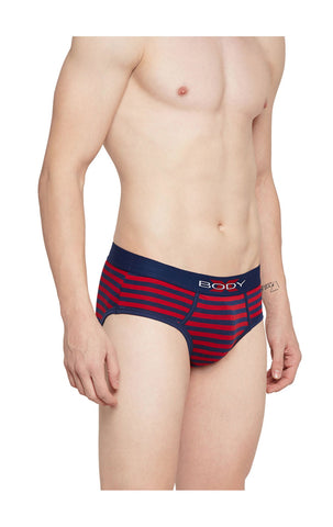 Body X Striped Briefs-BX03B Navy