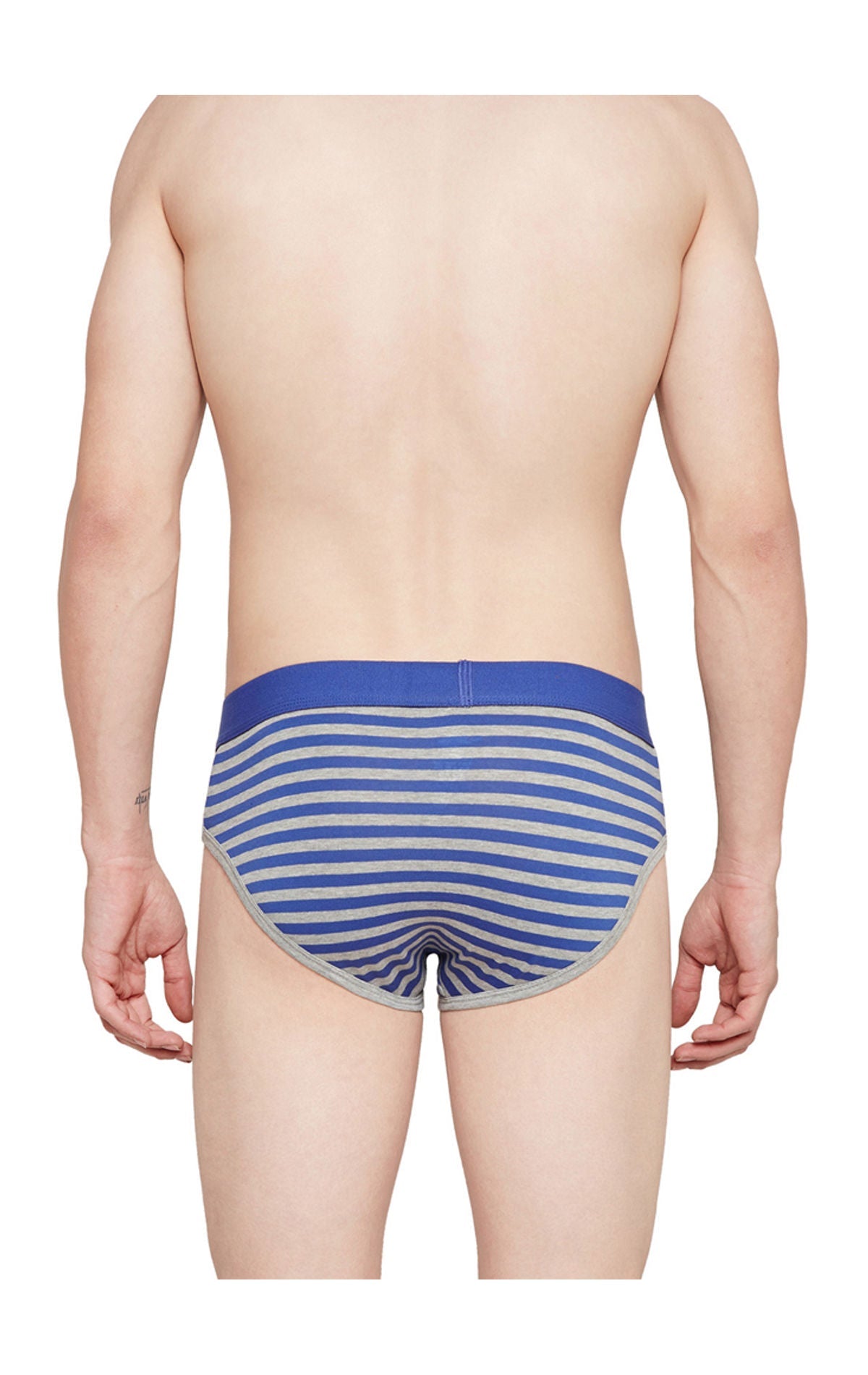 Body X Striped Briefs-BX03B Royal Blue