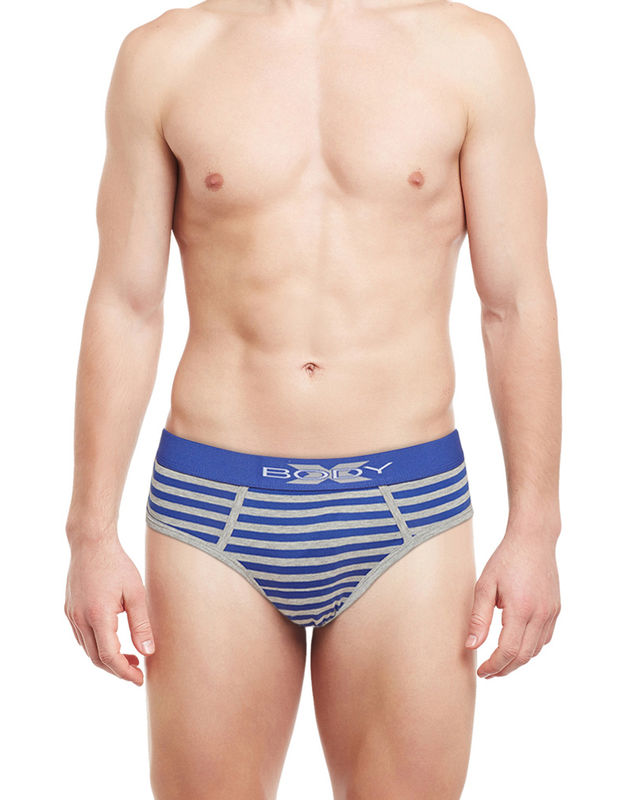 Body X Striped Briefs-BX03B Royal Blue