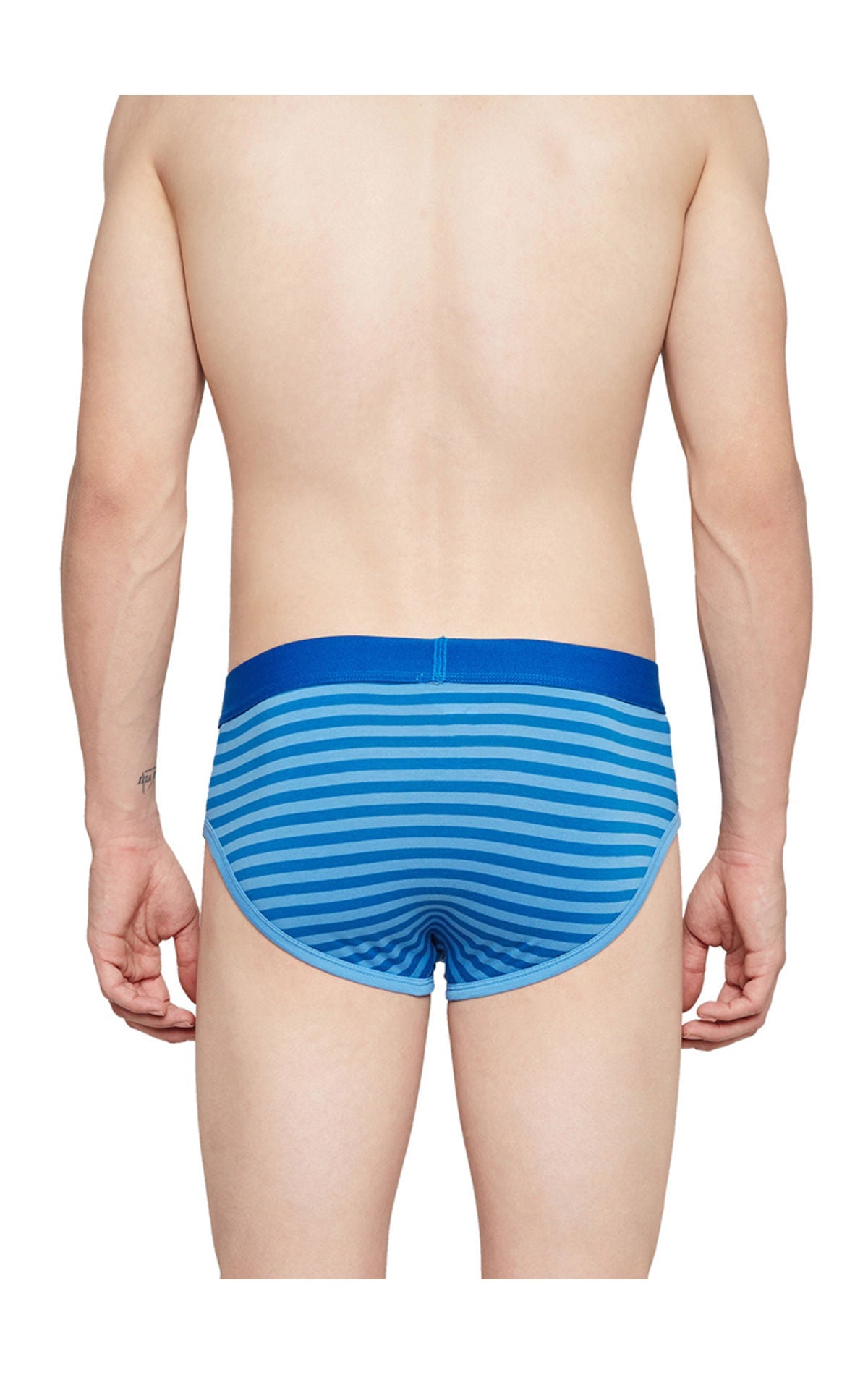 Body X Striped Briefs-BX03B S.Blue