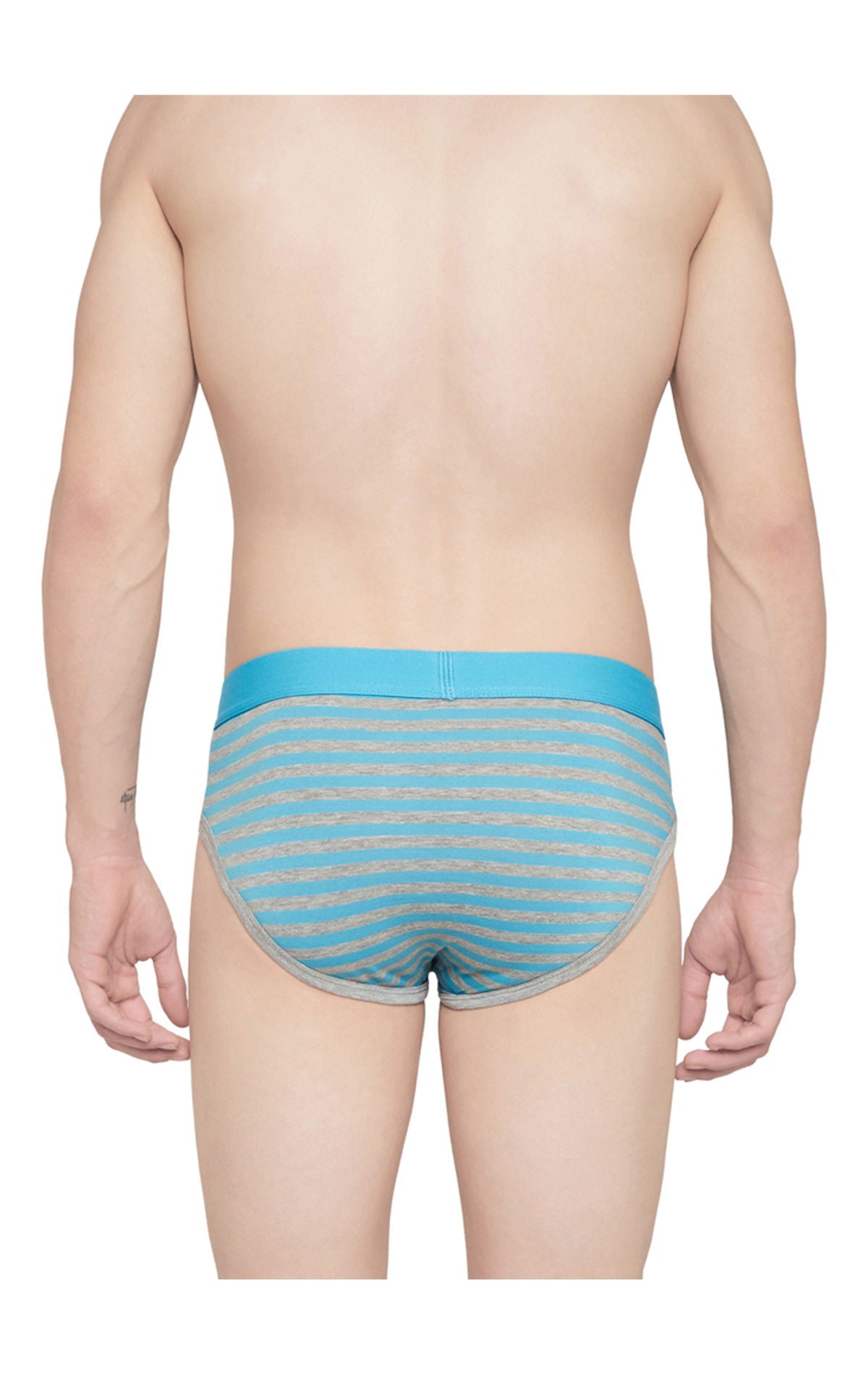 Body X Striped Briefs-BX03B Turquoise