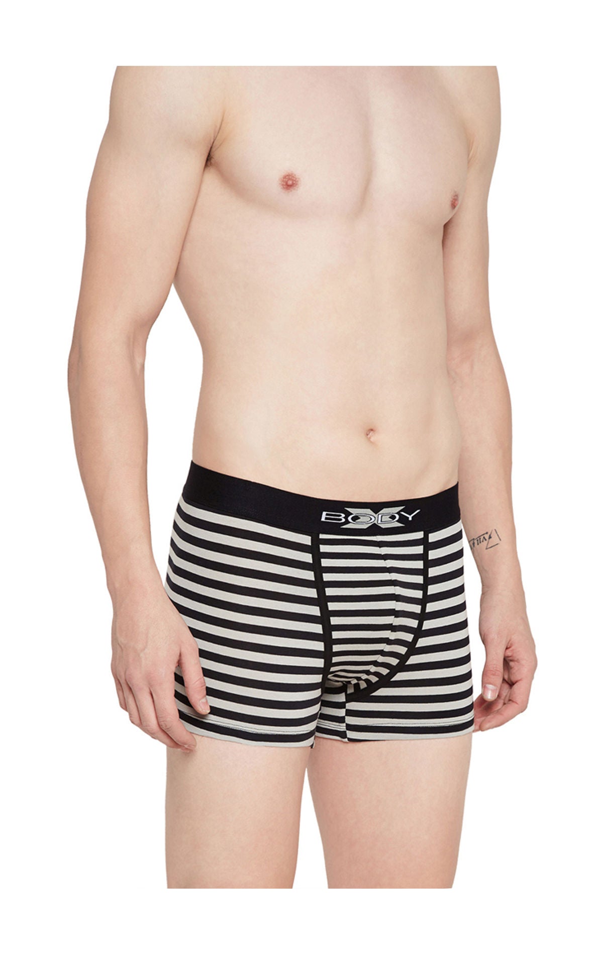 Body X Striped Trunks-BX03T Black