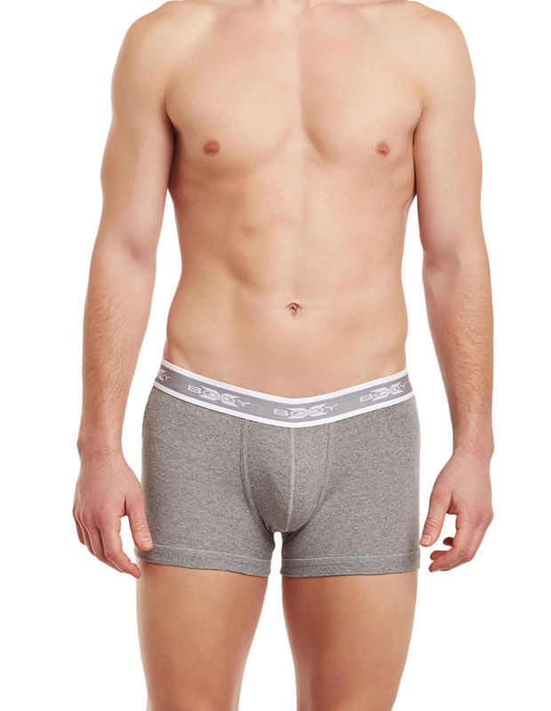 Body X Solid Trunks-BX05T-Grey Milange