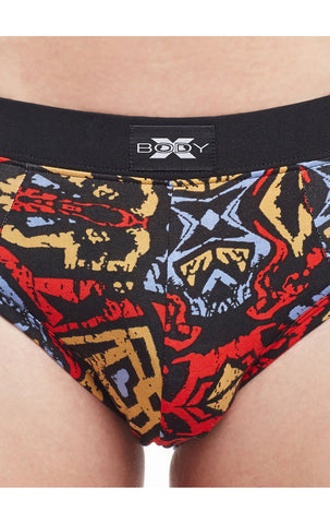 Body X Printed Briefs-BX06B Multi Print