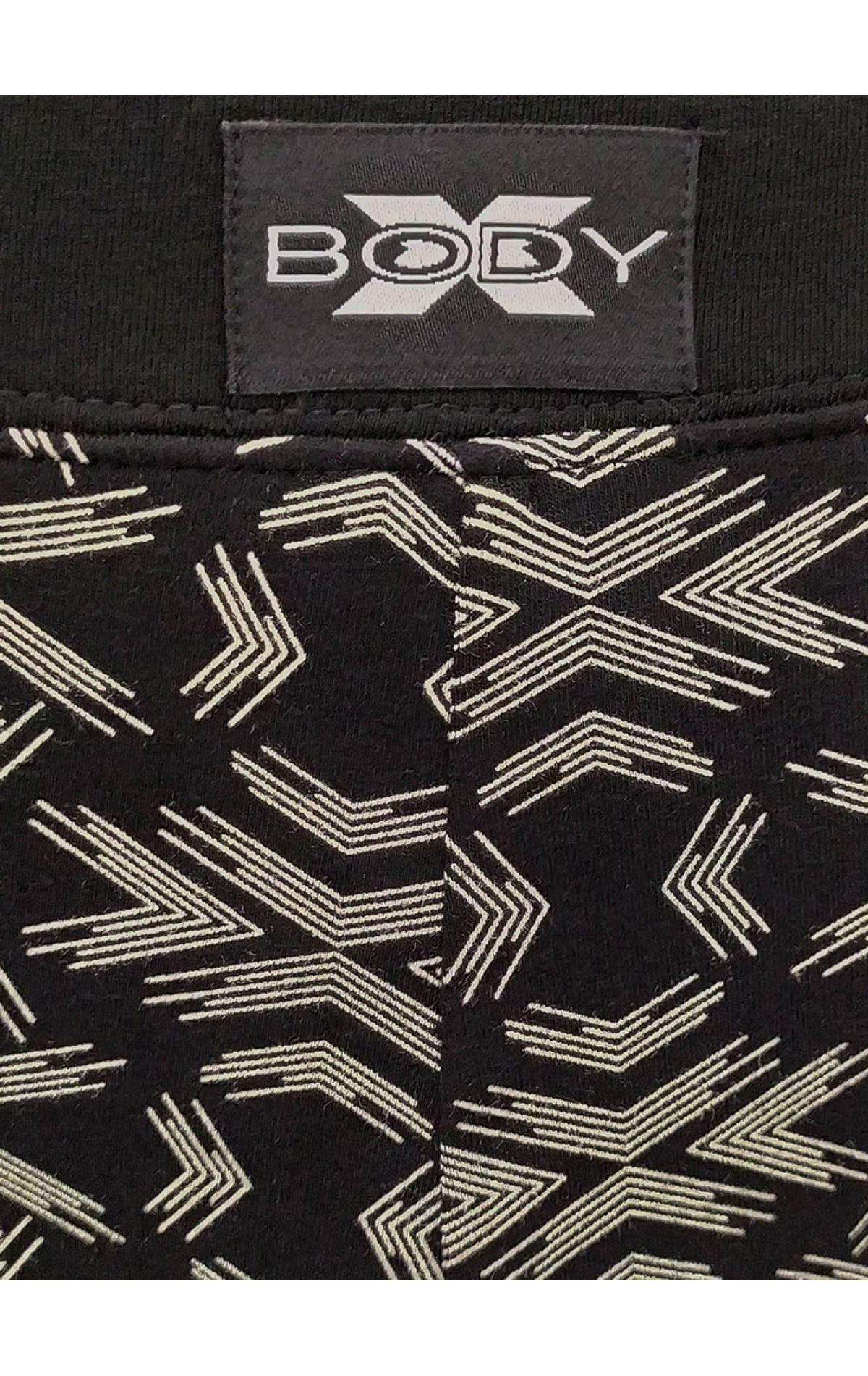 Body X Printed Briefs-BX06B Black Print