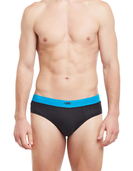 Body X Solid Briefs-BX07B-Black