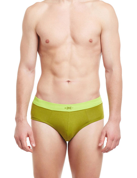 Body X Solid Briefs-BX07B-Olive