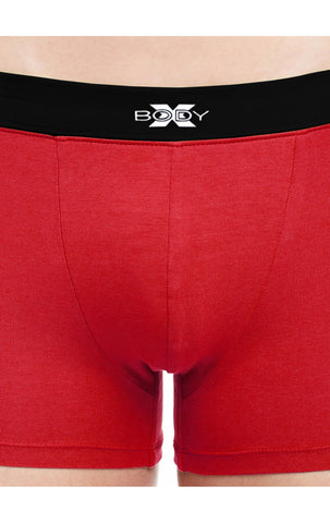 Body X Solid Trunks-BX07T-Red