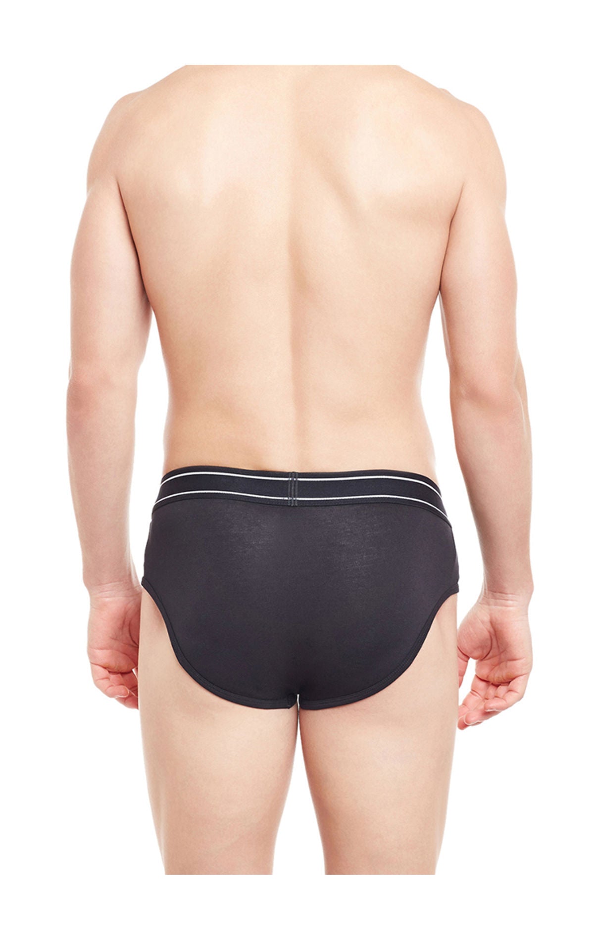 Body X Solid Briefs-BX10B-Black