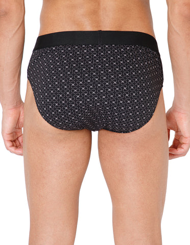 BodyX Men Printed Cotton Super combed Brief-BX1101B-P6-ASSORTED