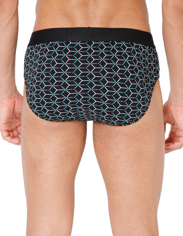 BodyX Men Printed Cotton Super combed Brief-BX1101B-P7-ASSORTED