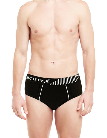 BodyX Assorted Solid Brief-BX1103B-Assorted