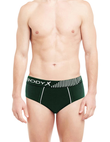 BodyX Assorted Solid Brief-BX1103B-Assorted